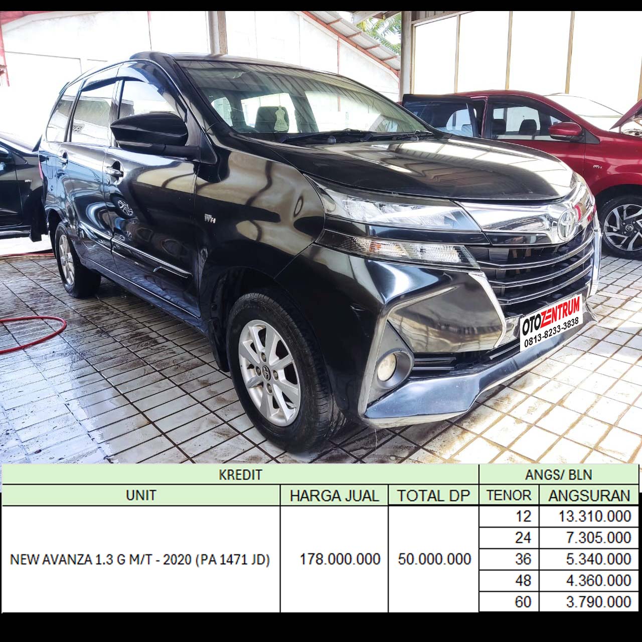 AVANZA 1.3 G M/T - PA 1471 JD