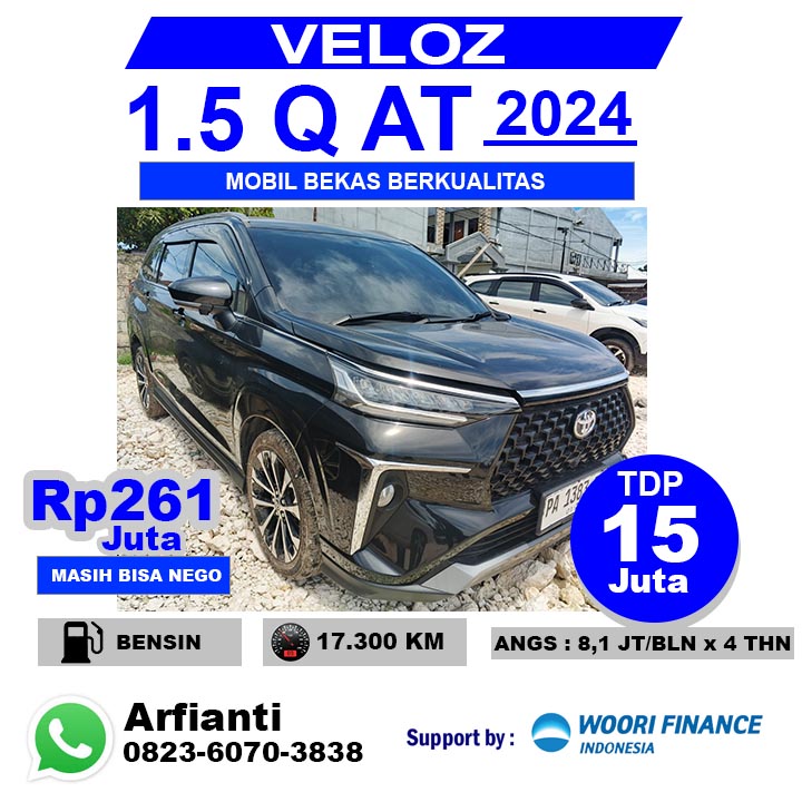 TOYOTA VELOZ 1.5 Q CVT 2024
