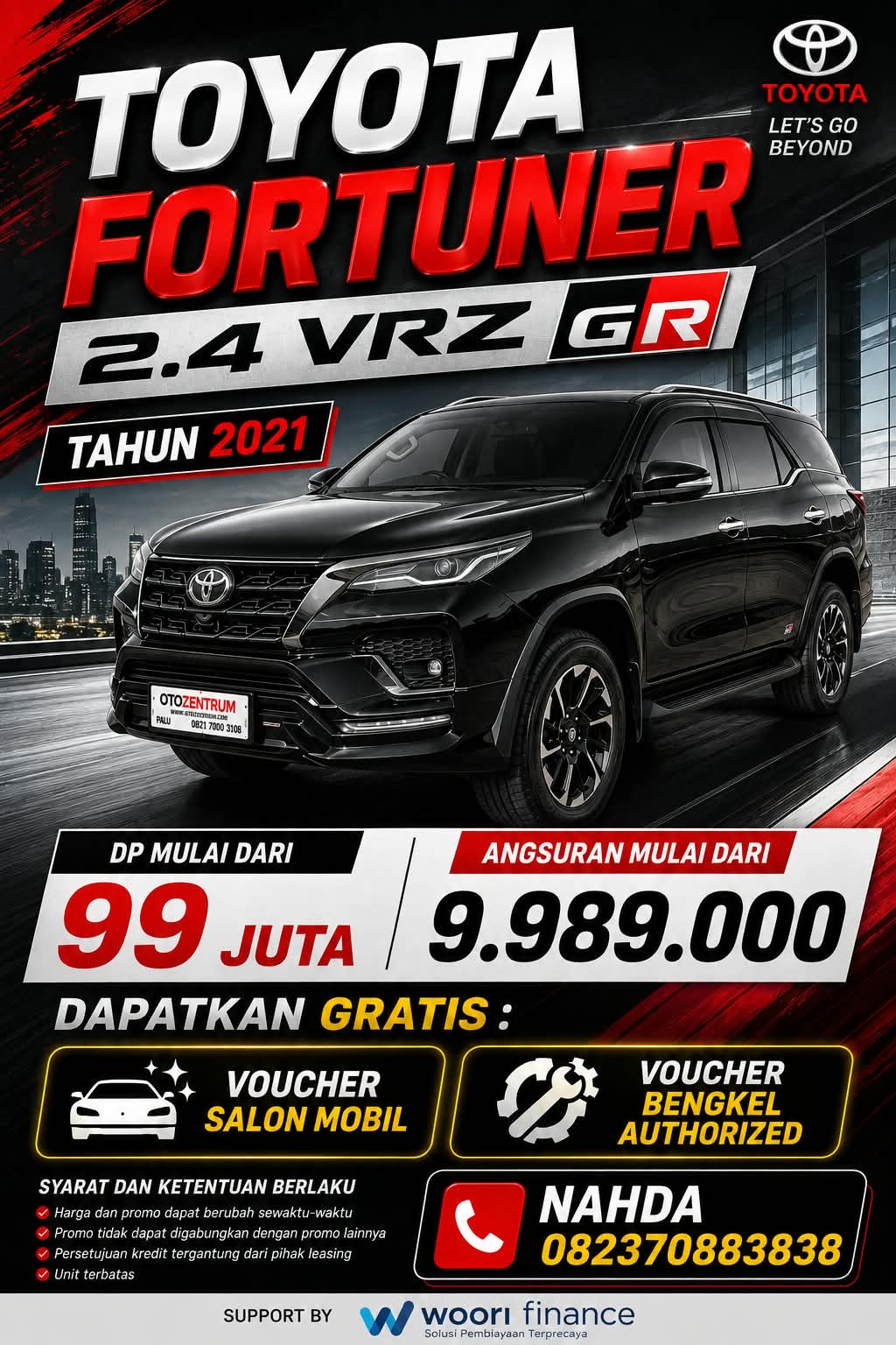 FORTUNER 2.4 VRZ GR
