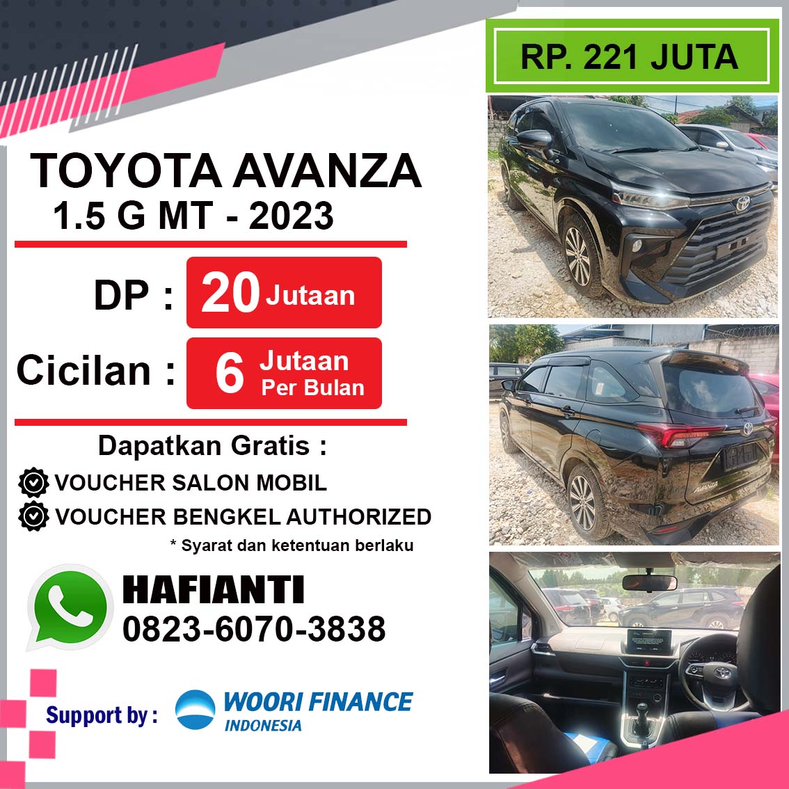 AVANZA 1.5 G M/T-2023