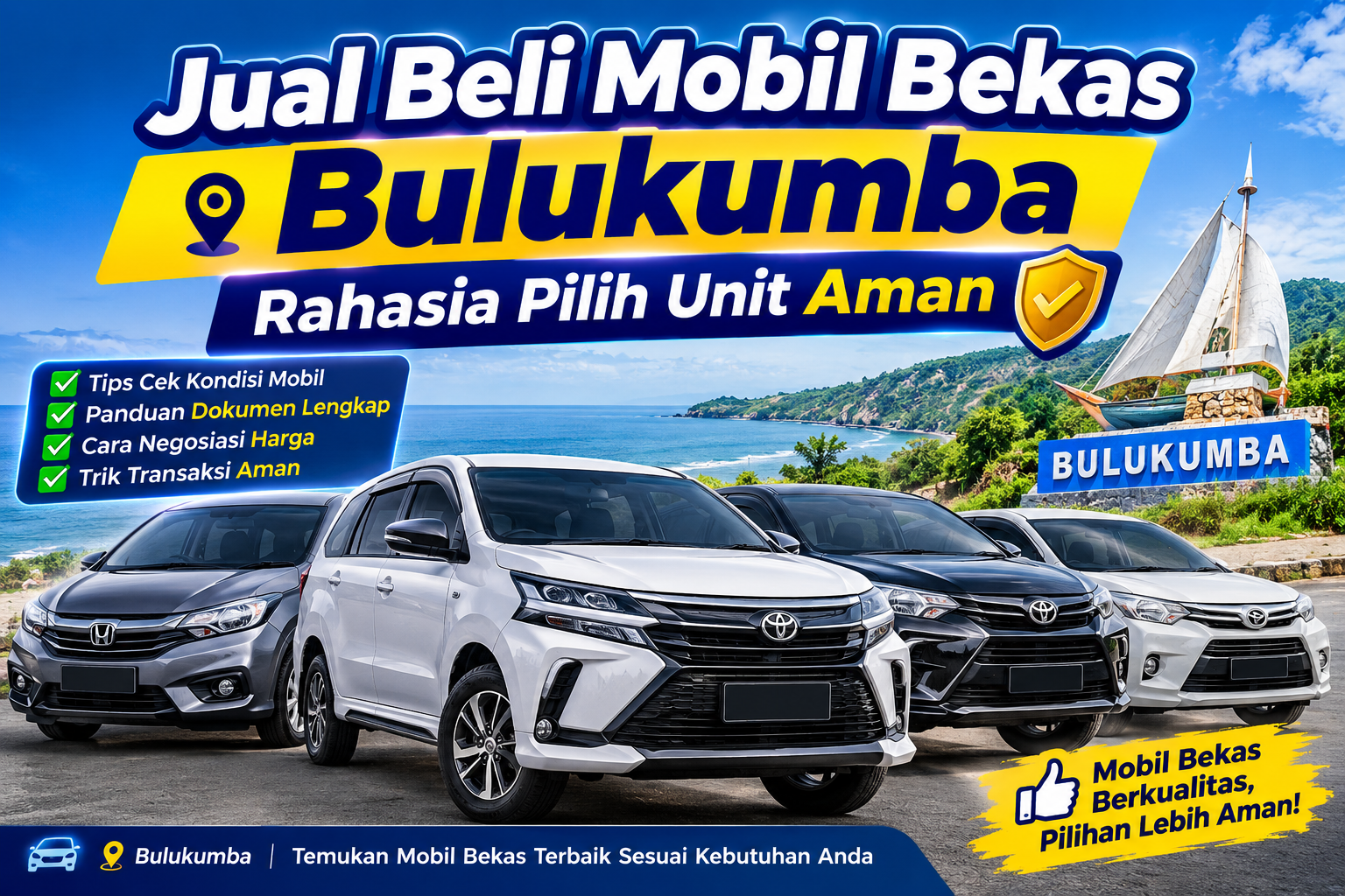 Jual Beli Mobil Bekas Bulukumba : Rahasia Pilih Unit Aman