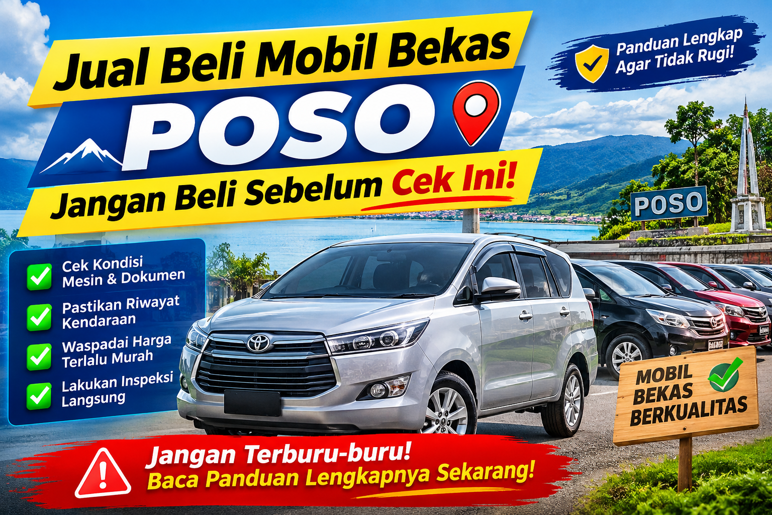 Jual Beli Mobil Bekas Morowali : Tips Agar Tak Menyesal