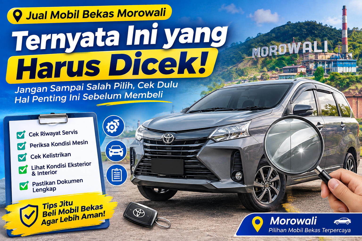 Jual Mobil Bekas Morowali : Ternyata Ini yang Harus Dicek