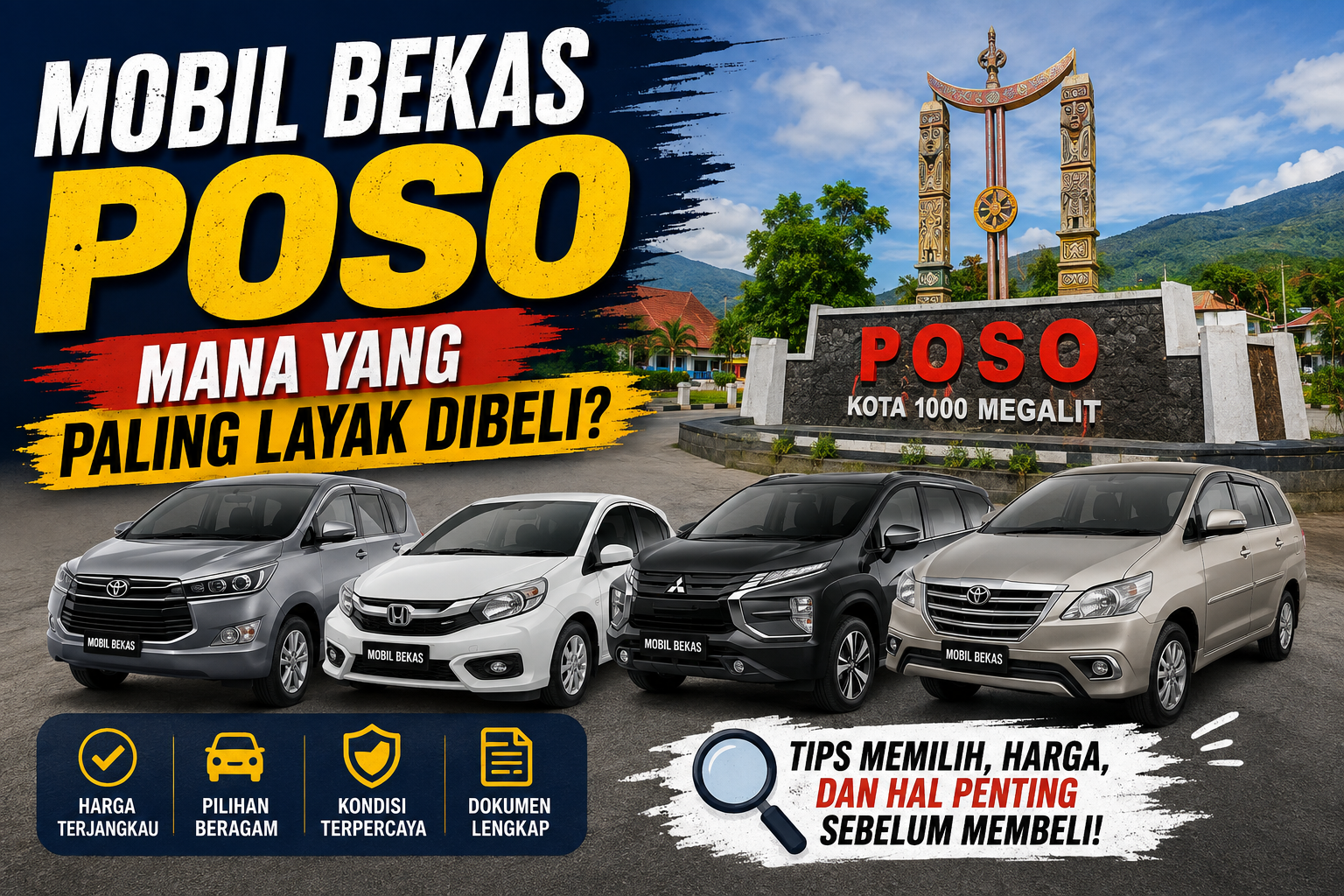 Mobil Bekas Poso, Mana yang Paling Layak Dibeli?