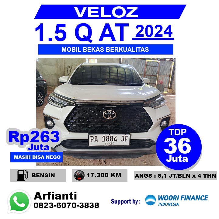 TOYOTA VELOZ 1.5 Q CVT 2024
