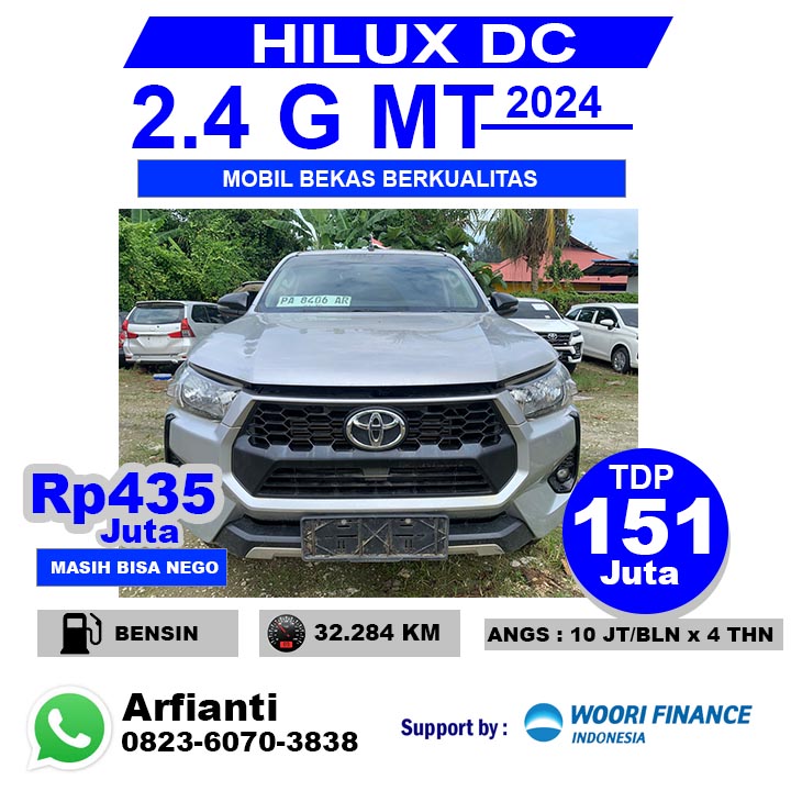 TOYOTA HILUX D-CAB 2.4 G M/T 2024